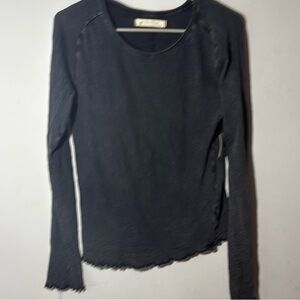 Elegant Black Long Sleeve Tee